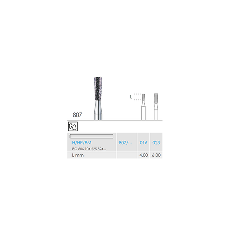 Busch 807 023 HP DIAMOND - (Pack of 2) Bur Made in Germany