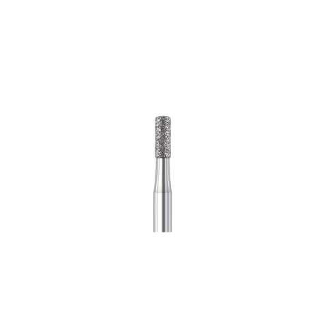 835 016 FG diamond cylinder flat medium grit dental bur for cavity and crown preparation, ISO 806 314 107 524 016, pack of 6