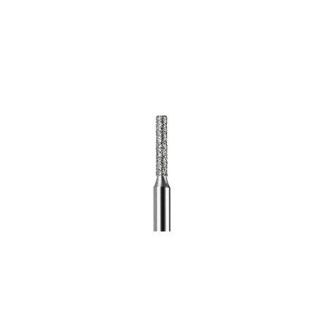 837 014 FG diamond cylinder flat medium grit dental bur for crown preparation, ISO 806 314 111 524 014, pack of 6