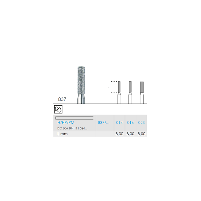 Busch 837 016 HP DIAMOND - (Pack of 2) Bur Made in Germany