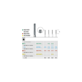 837KR 010 FG diamond cylinder dental bur medium grit for crown preparation, ISO 806 314 158 524 010, pack of 6