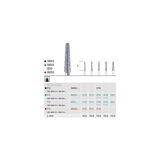 Busch 8850 023 HP DIAMOND FINE - (Pack of 2) Bur Made in Germany