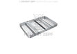 Dental Cassettes Tray Washbasket 1/1 with 3 Silicone Strips & 2 Instrument Holders 275x178x24mm