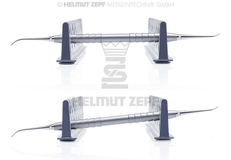 Dental Cassettes Instrument Holder for Tray Length 130 Silicone 85.181.04 by Helmut Zepf
