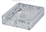Dental Instrument Cassette Washbasket 1/2 by Helmut Zepf No. 85.194.00 - Stainless Steel Half-Size Tray