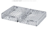 Dental Instrument Cassette Washbasket 1/2 by Helmut Zepf No. 85.194.00 - Stainless Steel Half-Size Tray