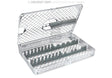 Dental Instrument Cassette Washbasket 1/1 with Universal Silicone Supports Longitudinal by Helmut Zepf No. 85.195.20