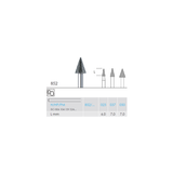 Busch 852 023 HP DIAMOND - (Pack of 2) Bur Made in Germany