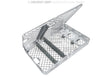 Helmut Zepf Dental Cassettes 85.995.01 Washbasket for 11 Instruments, 2 Mixing Cups & 4 Burs – Sterilization Tray