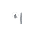 diamond coarse torpedo conical dental bur 6878K 014 FG for crown preparation, coarse grit green ring ISO 806 314 298 534 014