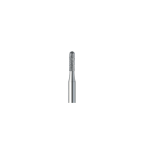 6880 012 coarse diamond cylinder dental bur with green ring for cavity and crown preparation, pack of 6