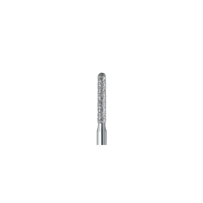 6881 012 coarse diamond cylinder dental bur for crown preparation, green ring, ISO 806 314 141 534 012, pack of 6