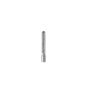 6881 012 coarse diamond cylinder dental bur for crown preparation, green ring, ISO 806 314 141 534 012, pack of 6