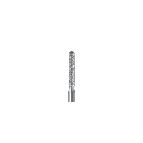 6881 012 coarse diamond cylinder dental bur for crown preparation, green ring, ISO 806 314 141 534 012, pack of 6