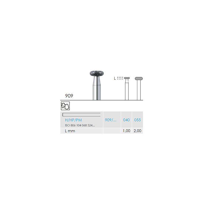 Busch 909 055 HP DIAMOND - (Pack of 1) Bur Made in Germany