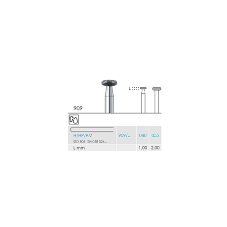 Busch 909 055 HP DIAMOND - (Pack of 1) Bur Made in Germany