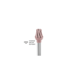 Busch 9583 055 RA COMP POL DIA PINK M - (Pack of 2) Bur Made in Germany