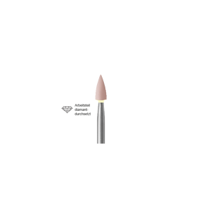 Busch 9588 030 RA COMP POL DIA PINK M - (Pack of 2) Bur Made in Germany