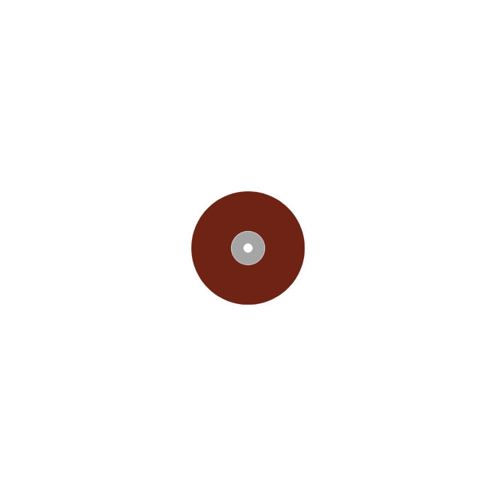 Busch 9590G 140 SOFT DISC POL RED COARS - (Pack of 100) Bur Made in Germany