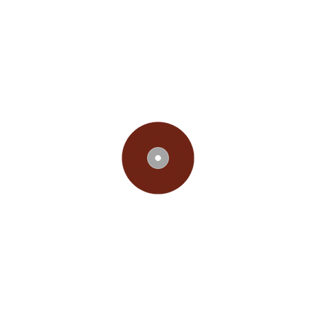 Busch 9590G 140 SOFT DISC POL RED COARS - (Pack of 100) Bur Made in Germany
