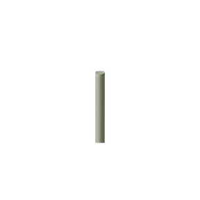Busch 9615 030 METAL POL GREEN FINE - (Pack of 12) Bur Made in Germany