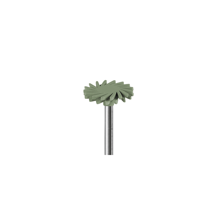 Busch 9621 140 RA POL METAL GREEN F - (Pack of 3) Bur Made in Germany