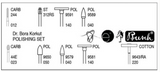Busch Polishing Set by Dr. Bora Korkut Bur Made in Germany