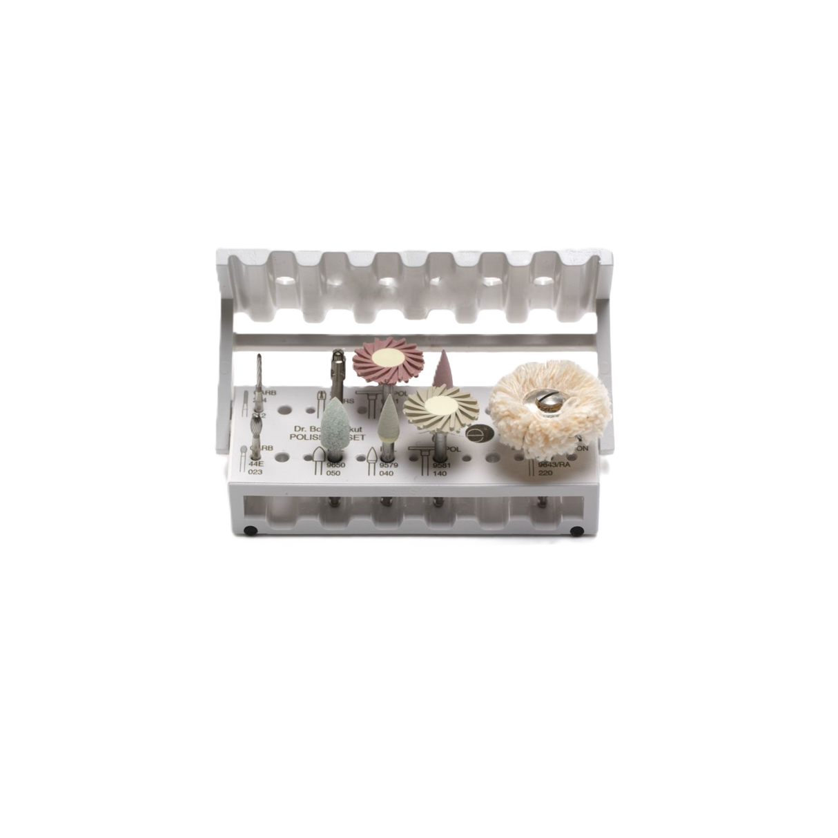 Busch Polishing Set by Dr. Bora Korkut Bur Made in Germany