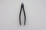 Helmut Zepf 12.267.01ZTI upper wisdom teeth extraction forceps, Onyx Coating – front view, actual product photo