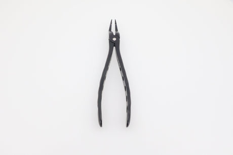 Helmut Zepf 12.051.15ZSTI #51-Sb upper root extraction forceps, serrated edges, Onyx Coating – front view, actual product photo