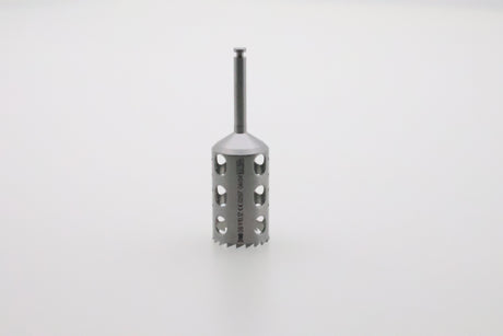 Helmut Zepf 08.910.12 dental trephine 10.0 mm - standing view with depth graduation