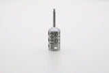 Helmut Zepf 08.910.12 dental trephine inside diameter 10.0 mm - upright view showing 19 cutting teeth
