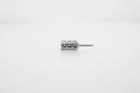 Helmut Zepf 08.910.12 dental trephine 10.0 mm - angled side view, actual product photo