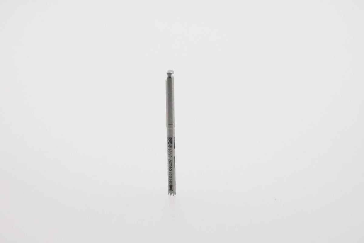 Helmut Zepf 08.910.01 dental trephine 1.7 mm - standing view, 2.35 mm shaft
