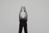 Helmut Zepf 12.217.00ZD #17 Modified upper right molar extraction forceps - serrated jaws front view