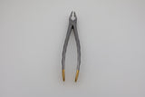 Helmut Zepf 12.218.00ZD #18 Modified upper left molar extraction forceps, diamond coated - full front view