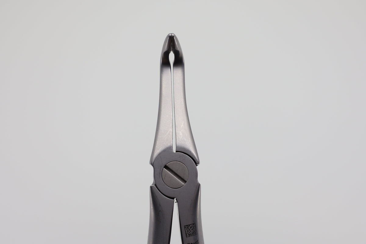 Helmut Zepf 12.045.15ZD #45Sb lower jaw root tip extraction forceps - beaks front view
