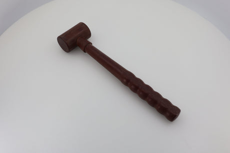 Helmut Zepf 41.503.01 Ferrozell hammer surgical mallet - angled full view with ribbed grip handle