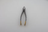 Helmut Zepf 12.235.07ZD #35N Modified upper premolar extraction forceps, diamond coated jaws - full front view