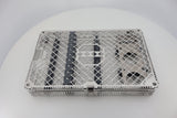 Dental instrument cassette washbasket 85.195.60, closed with lid