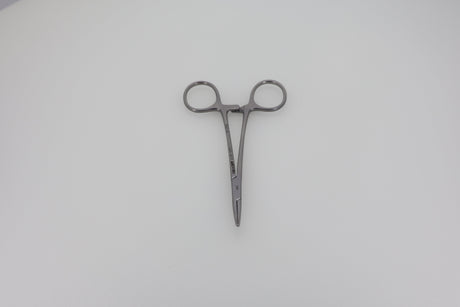 Mosquito hemostatic forceps 23.055.12KFO, vertical full view