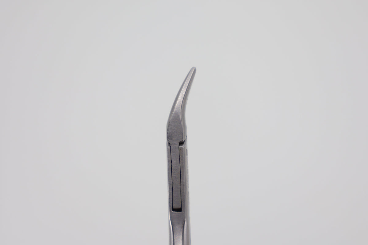 Mini Friedman rongeur forceps 42.320.14, curved beak profile