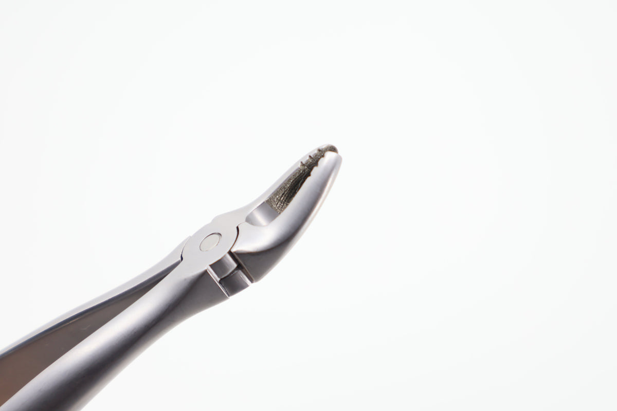 Pediatric extraction forceps #7 Roba diamond coated 10.685.07ZD, beak detail