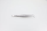 Tweezers with Stop-Pin (Cotton Pliers), Ergonomic 15 cm, Serrated Tip | Helmut Zepf No. 22.025.03