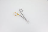 Goldman Fox Scissors, Straight - 13 cm, Supercut Micro Serrated Edge, Surgical Tissue, Dental Gum Scissors | Helmut Zepf No. 46.200.13SC