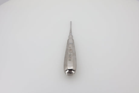 Root Elevator for Axial Luxation 3 mm, Straight, #1 Standard Handle with Thumb Rest | Helmut Zepf No. 17.006.01