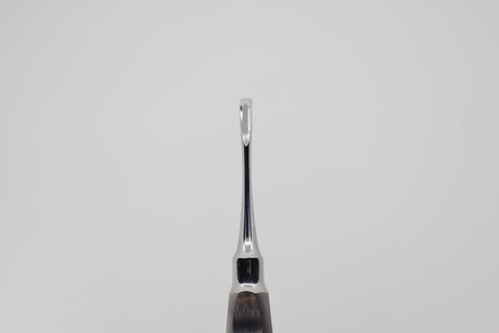 Root Elevator for Axial Luxation 5 mm, Curved, #4 Standard Handle with Thumb Rest | Helmut Zepf No. 17.006.04