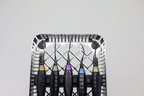 Z-SHAPE Relax Nanopal handles with colored QuickFix M5 tips - close-up