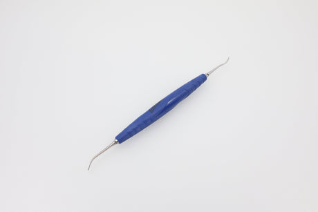 Combination instrument papilla meter / Glickman knife 4 mm No. 46.035.10, cobalt-blue bIONIK handle
