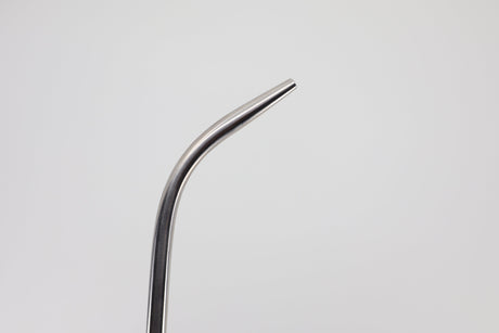 Tonsil suction tube aspirator 3 mm No. 19.649.30, curved tip detail